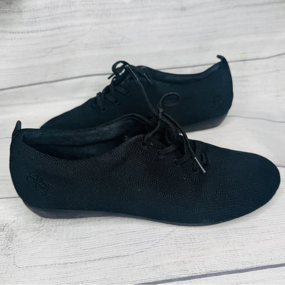 OTBT Wilma Black Textile Lace up‎ Sneakers Shoes Size 7.5
